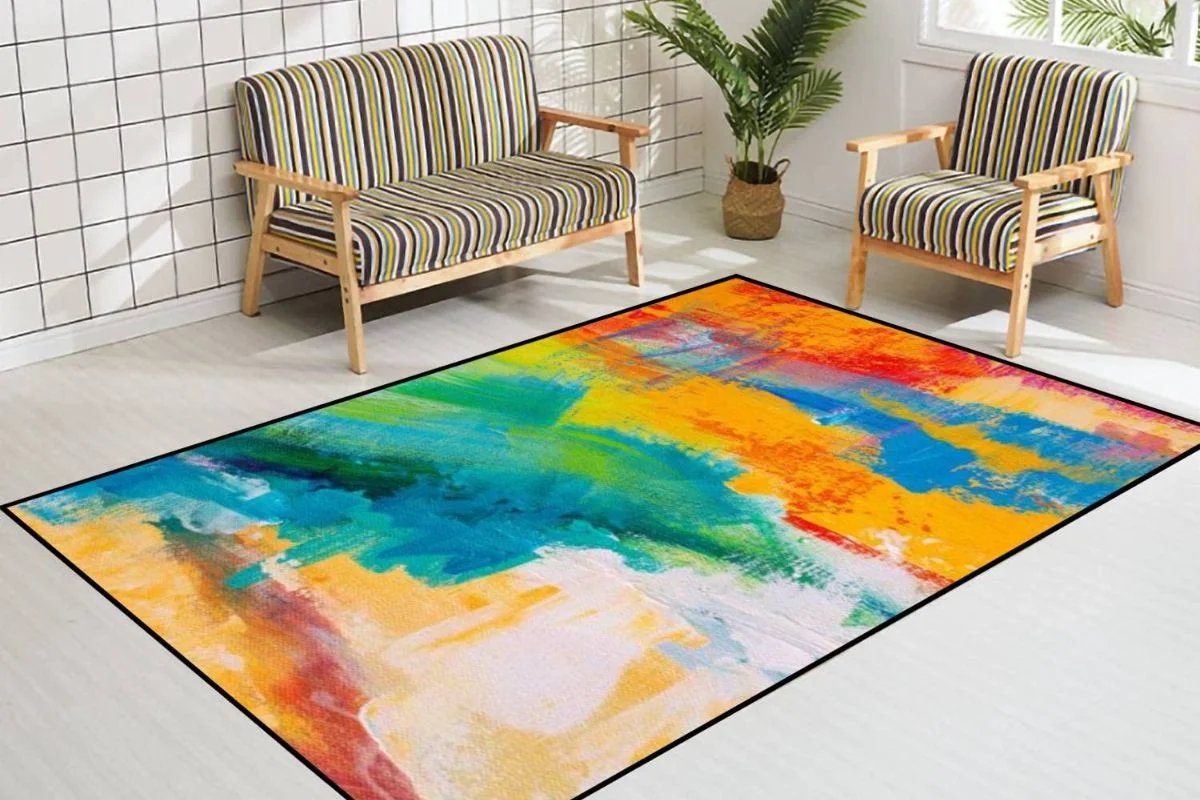 hand-painted rugs