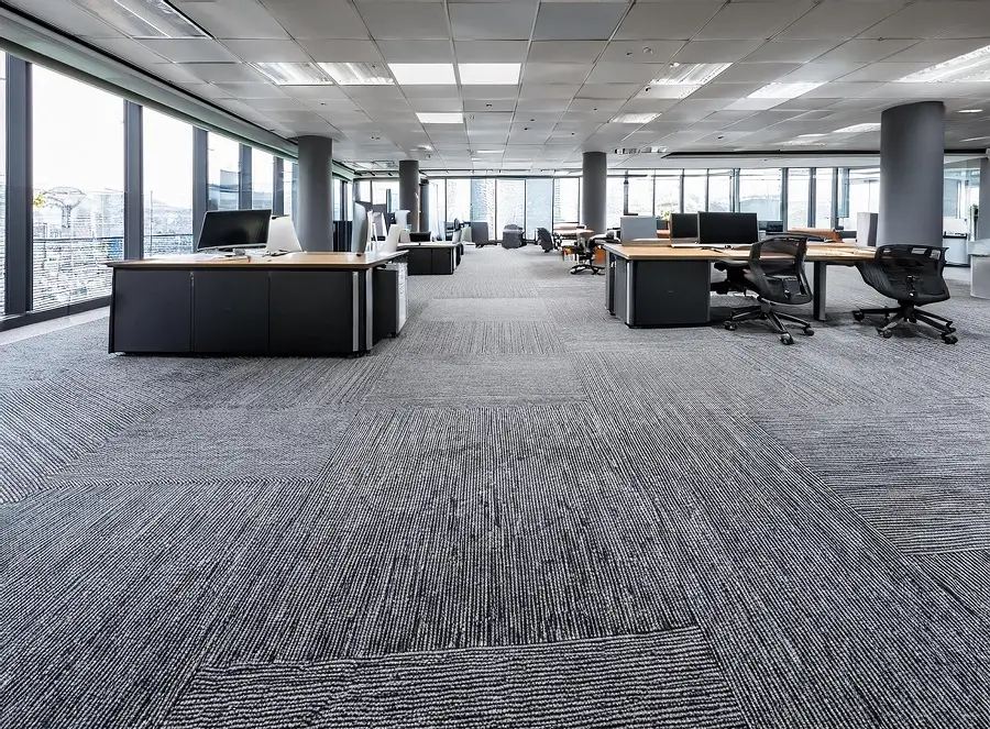 Office Carpets Gray